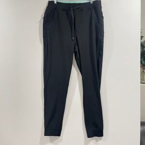 Birddogs Mens Joggers XL Black Performance Athletic Workout Pants Drawstring